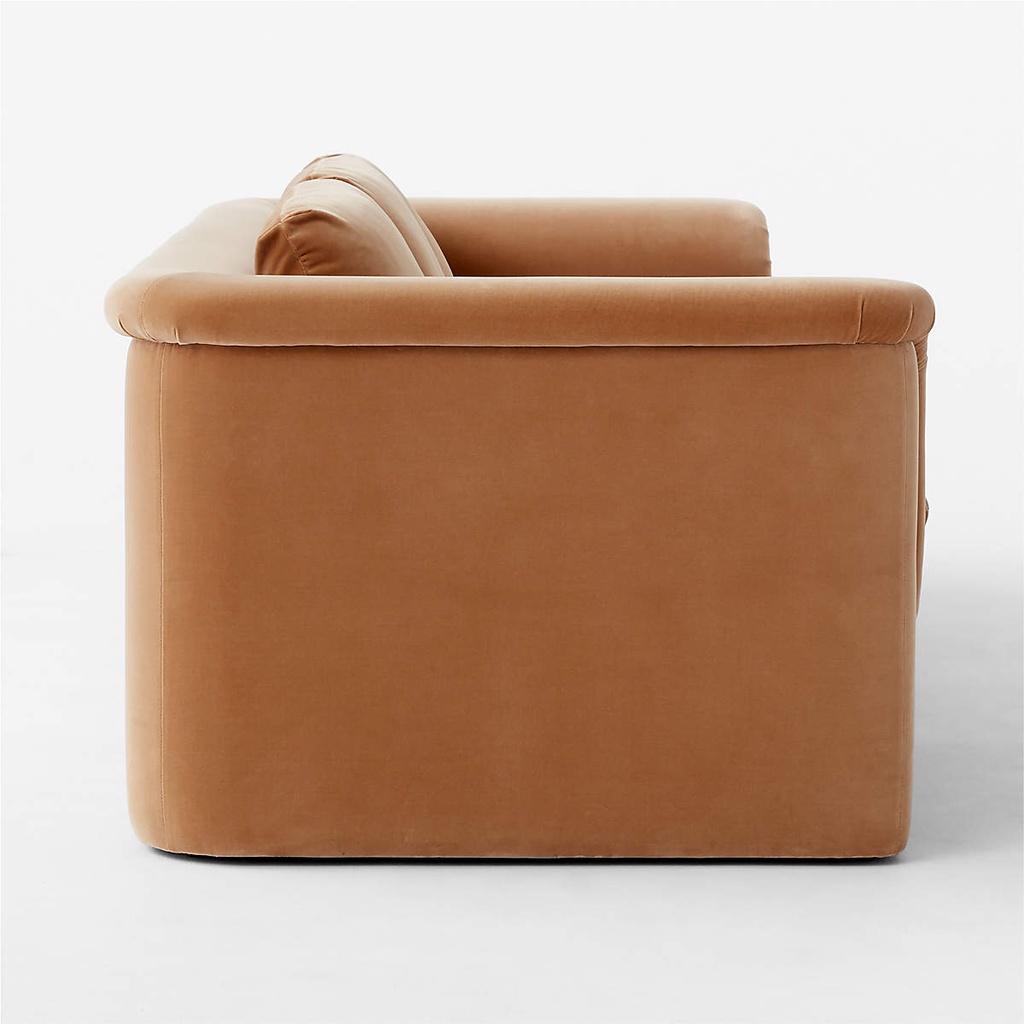 Mocha Majesty Velvet Sofa