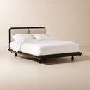 Ebony Velvet Queen Bed