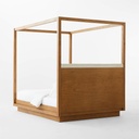 Arctic Glow Canopy Queen Bed