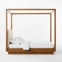 Arctic Glow Canopy Queen Bed