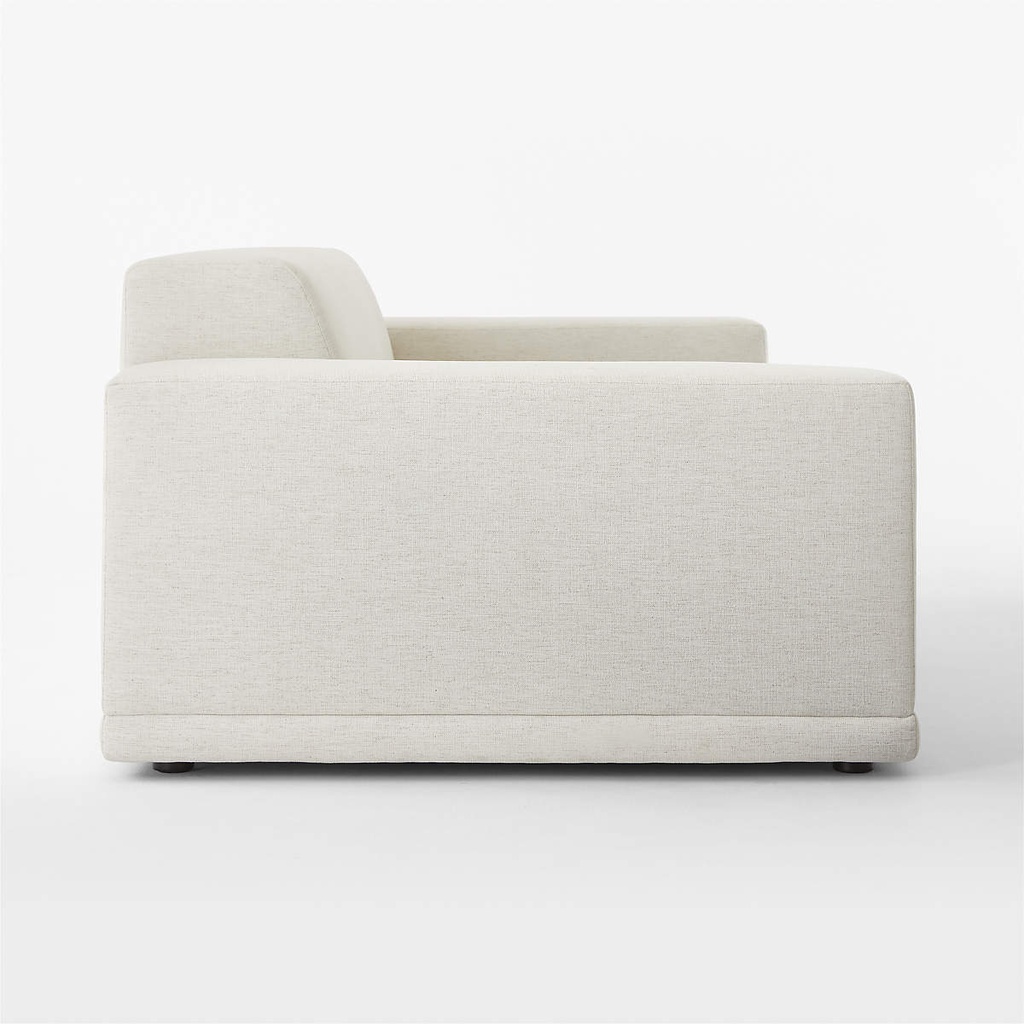 Crisp Linen White Performance Sofa