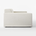 Crisp Linen White Performance Sofa