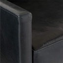 Obsidian Opulence Leather Chair