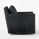 Obsidian Opulence Leather Chair