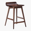 Timeless Walnut Counter Stool