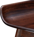 Timeless Walnut Counter Stool