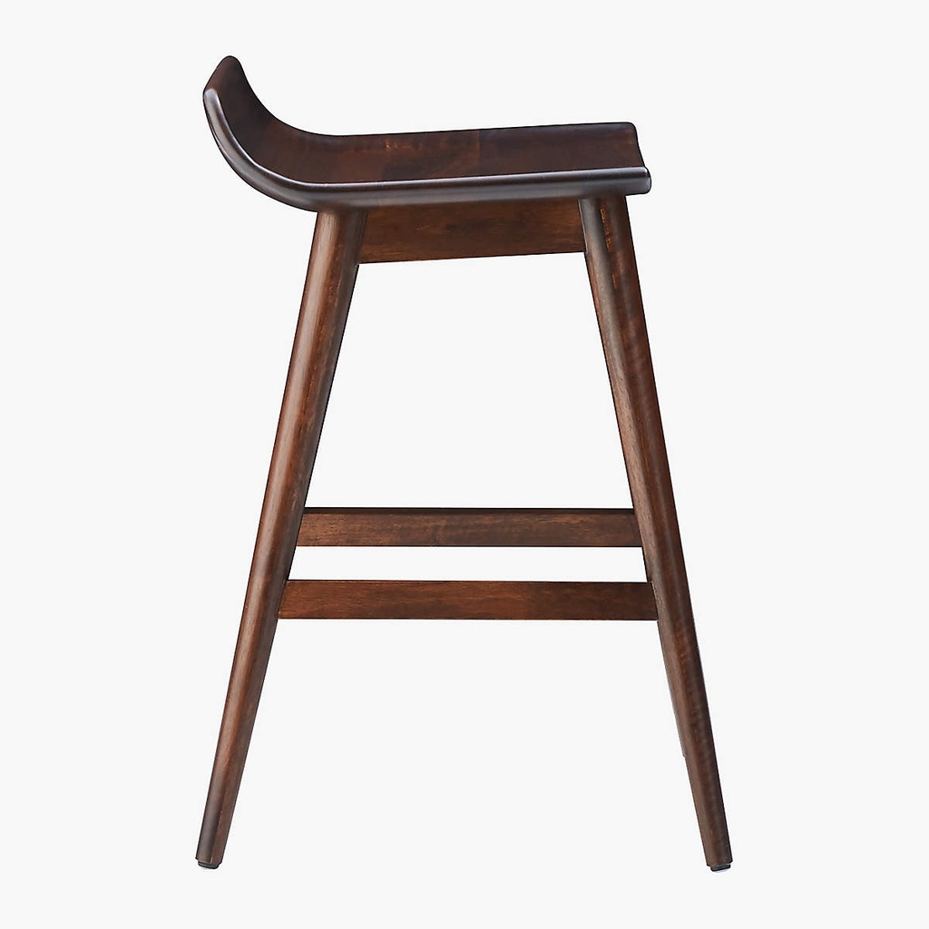 Timeless Walnut Counter Stool