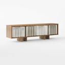 Steel craft Oak Wood Media Console