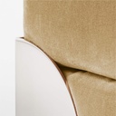 Hazelnut Luxe Velvet Ottoman