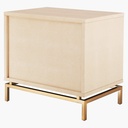 Ivory Glow Drawer Nightstand