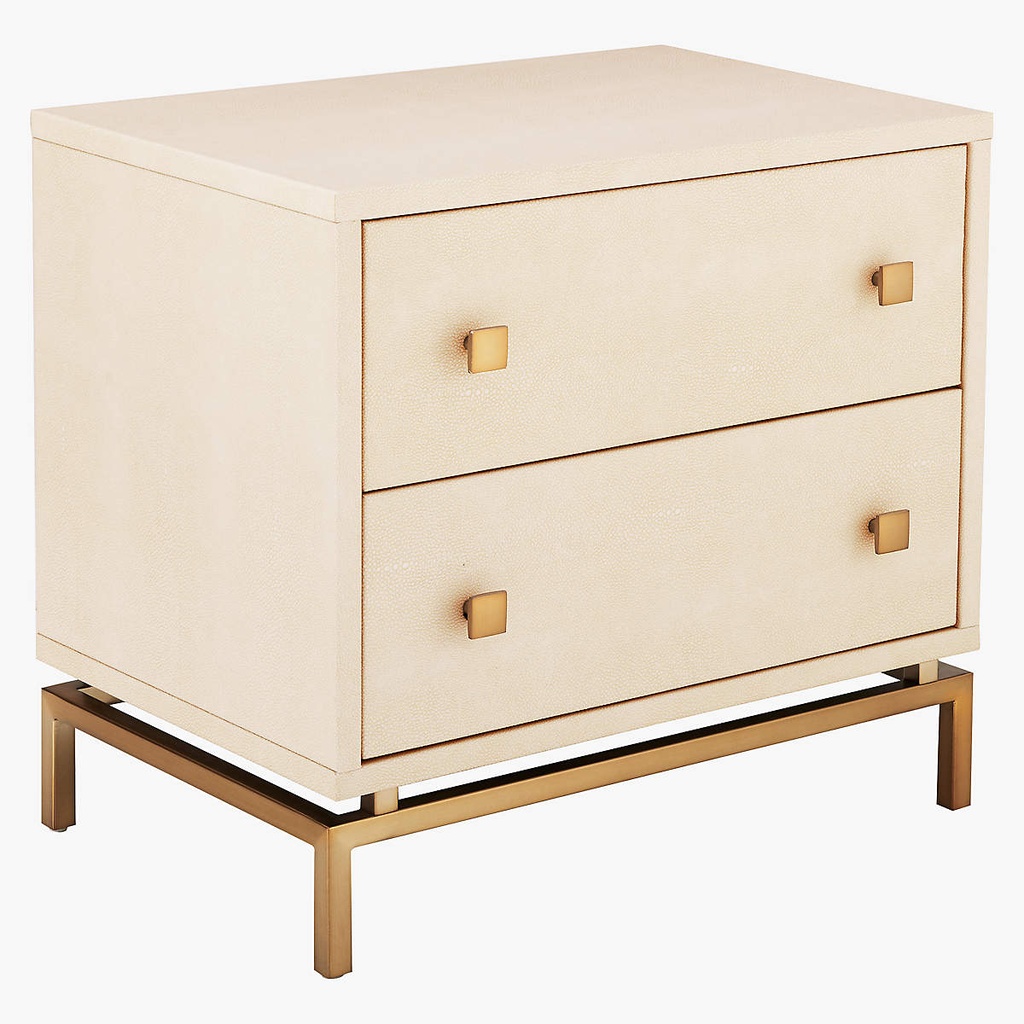 Ivory Glow Drawer Nightstand