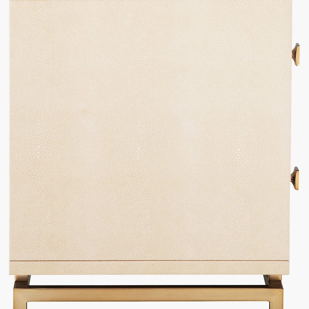 Ivory Glow Drawer Nightstand