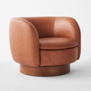 Brown Elegance Revolving Chair