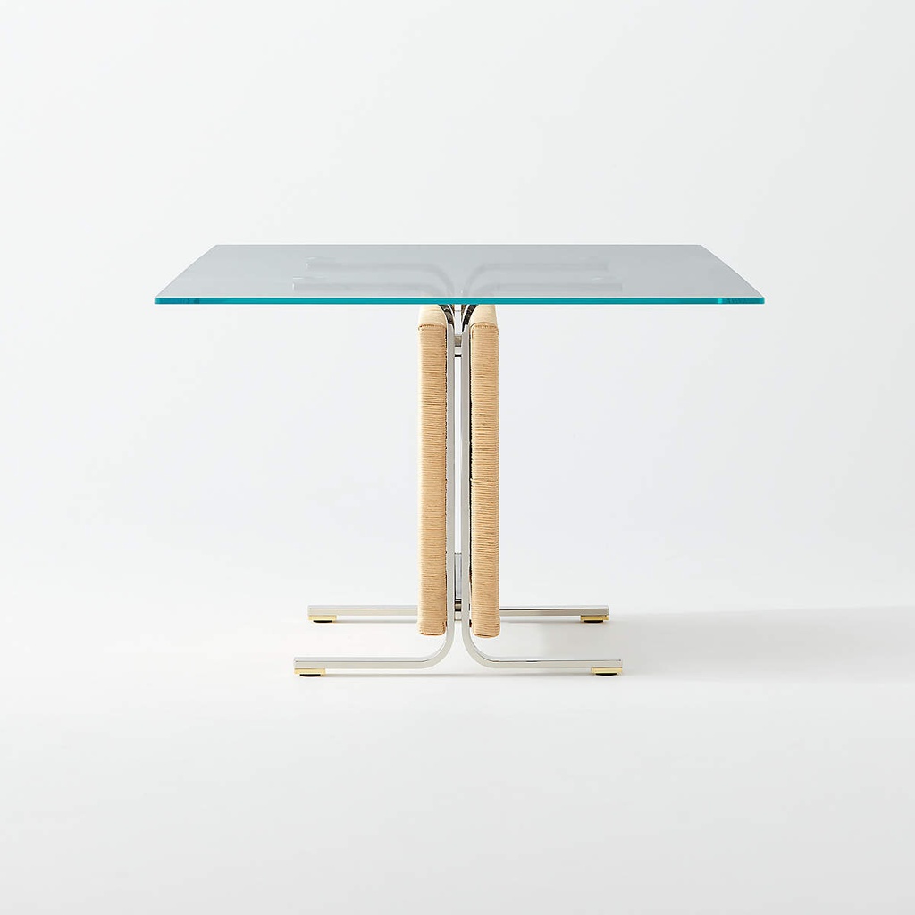 Clarity Glass Top Dining Table