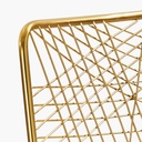 Luxe Brass Counter Height Stool