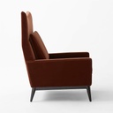 Sienna Brown Velvet Comfort Chair