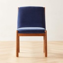 Cobalt Dream Blue Velvet Chair