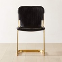 Ebony Luxe Leather Lounge Chair