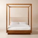 Arctic Glow Canopy Queen Bed