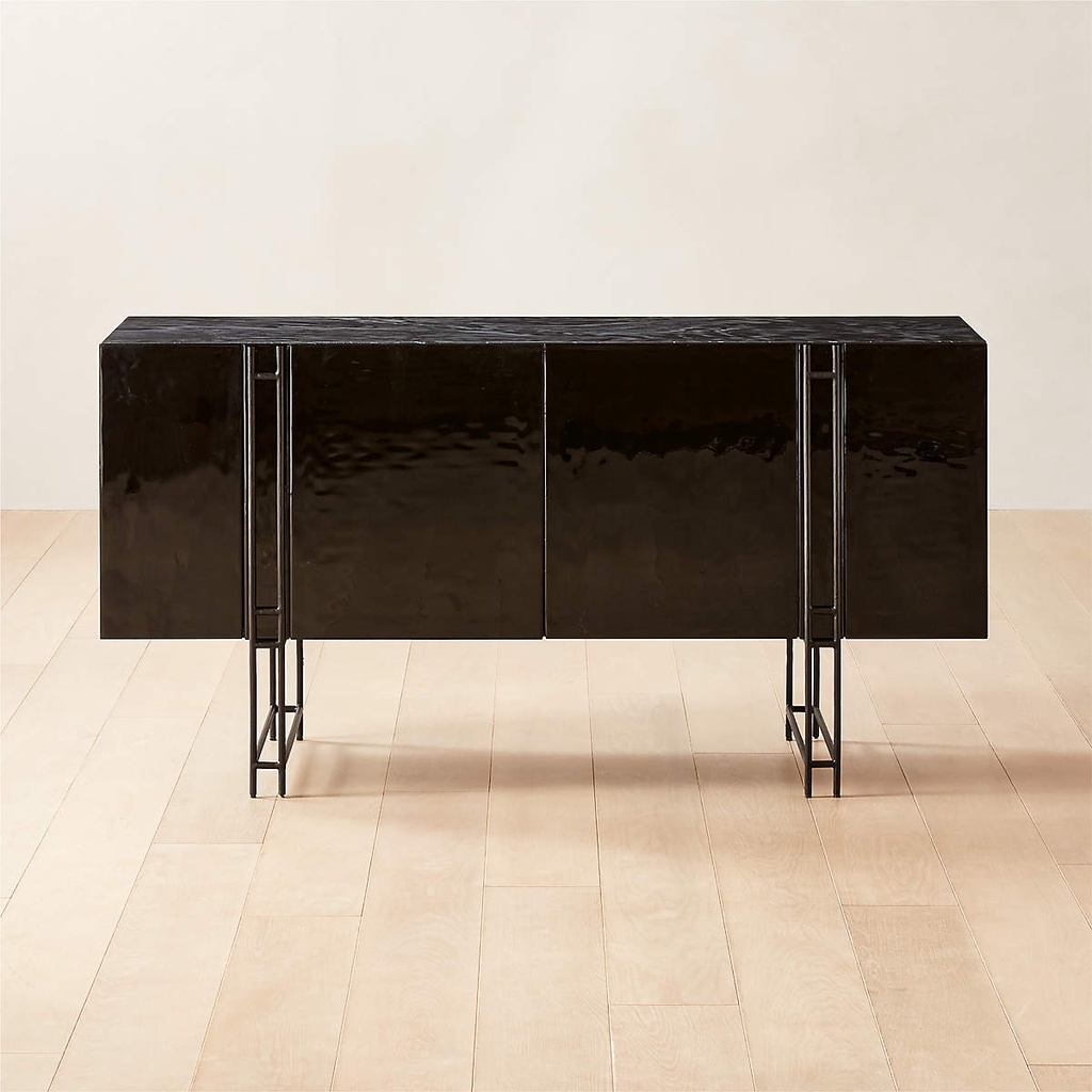 Credenza de mármol negro medianoche