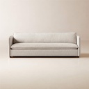 Neutrales Bliss-Sofa aus Naturleinen