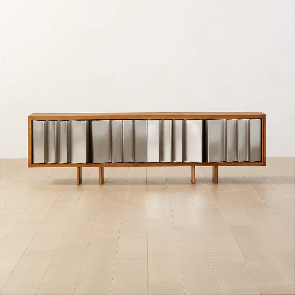 Steel craft Oak Wood Media Console