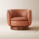 Brown Elegance Revolving Chair