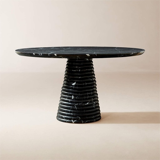 [FUR091] Taza Eclipse Marble Dining Table