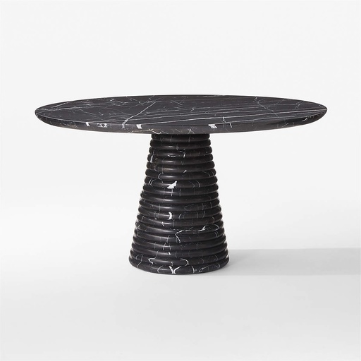 [FUR091] Taza Eclipse Marble Dining Table