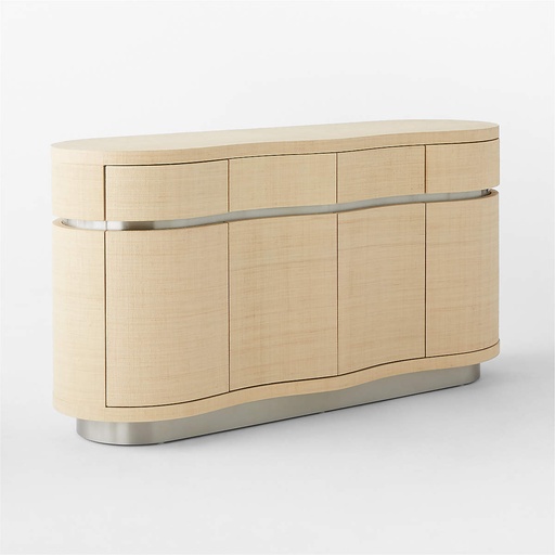 [FUR033] Credenza de diseño de arco Green Oasis