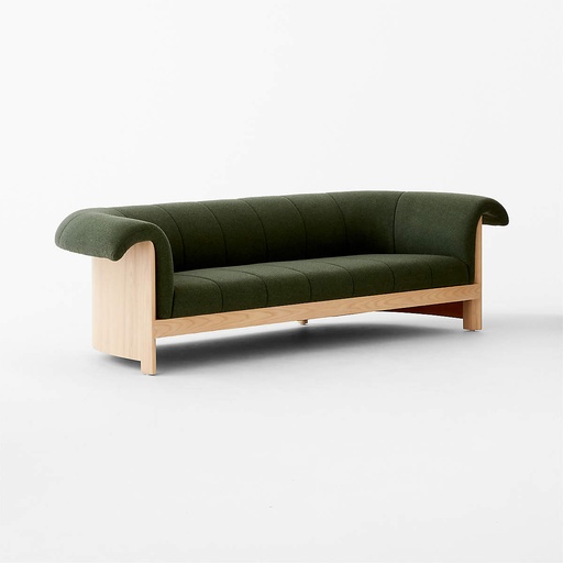 [FUR096] Verdant Opulence Green Sofa