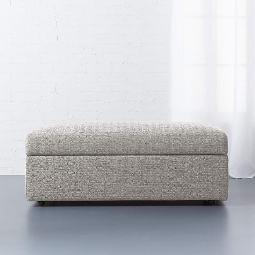 [FUR013] Cinematic Elegance Fabric Ottoman