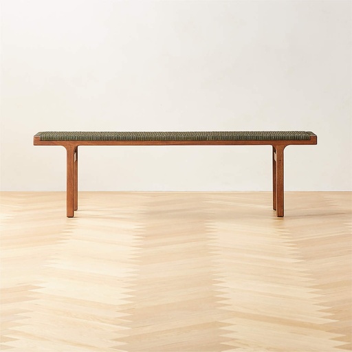 [FUR041] Lush Leather Lounge Bench