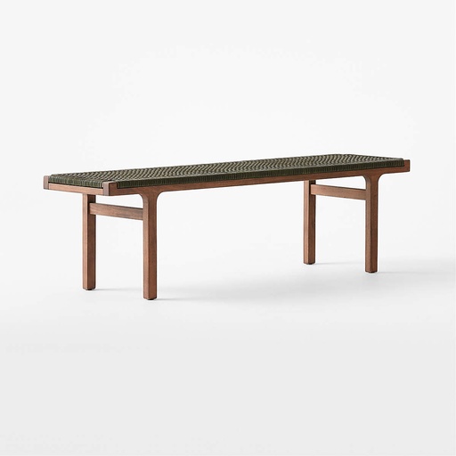 [FUR041] Lush Leather Lounge Bench